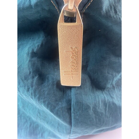 Harrods Knightsbridge Green Travel Duffel Bag Large Tote Weekender Carry-On - Picture 5 of 16